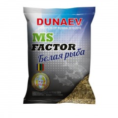 Прикормка DUNAEV MS Factor 1кг Белая рыба