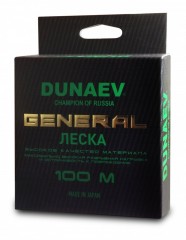 Леска монофил DUNAEV General 100м 0.37мм 10.00кг прозрачная