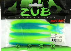 Виброхвост ZUB Izi 125мм цвет 20 желто-синий 4шт/уп