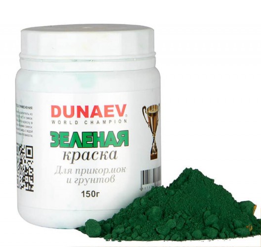 Краска DUNAEV зелёная 150гр