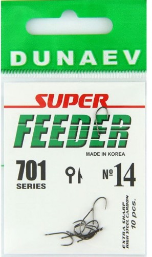 Крючок DUNAEV  Super Feeder 701 #14 10шт/уп