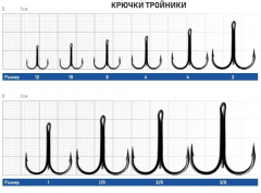 Крючок Тройник ZUB  401 # 2 (7 шт/уп)