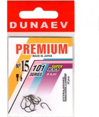 Крючок DUNAEV Premium 101 #15 Ø0.41мм 10шт/уп