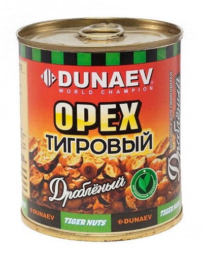 Добавка для прикормки металлобанка DUNAEV Тигровый орех дробленый 320мл