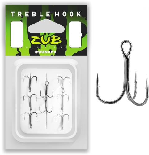 Крючок Тройник ZUB  401 # 4 (8 шт/уп)