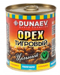 Добавка для прикормки металлобанка DUNAEV Тигровый орех цельный 320мл