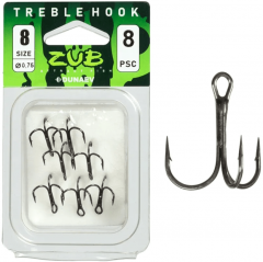 Крючок Тройник ZUB  401 # 8 (8 шт/уп)