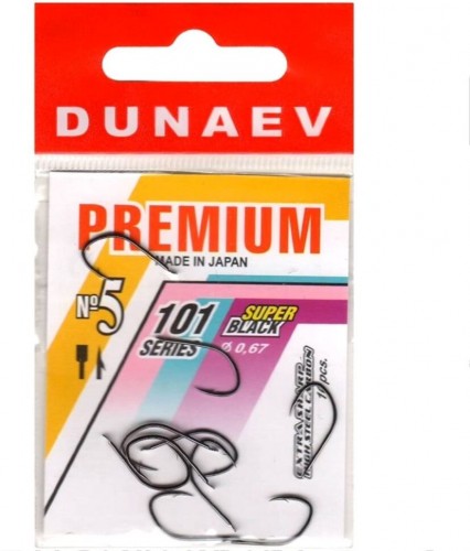 Крючок DUNAEV Premium 101 #5 Ø0.67мм 10шт/уп
