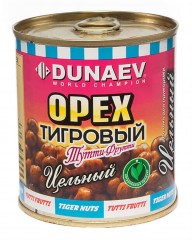 Добавка для прикормки металлобанка DUNAEV Тигровый орех цельный Тутти-Фрутти 320мл