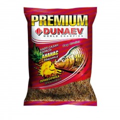 Прикормка DUNAEV Premium 1кг Карп-Сазан Ананас