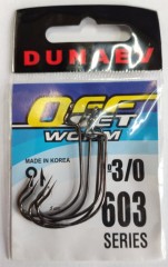 Крючок офсетный DUNAEV Offset Worm 603 #3/0 5шт/уп