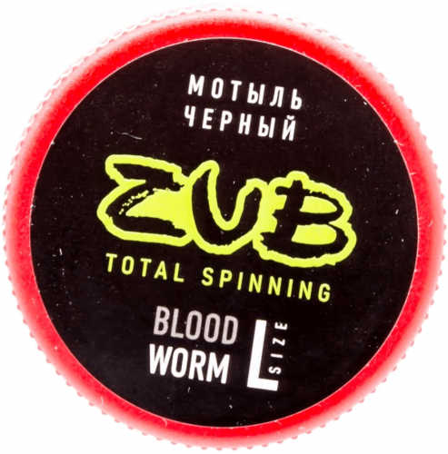 Мотыль искусственный ZUB BLOODWORM чёрный