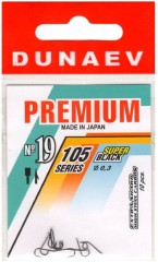 Крючок DUNAEV Premium 105 #19 Ø0.30мм 10шт/уп