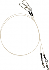 Поводок ZUB Fluorocarbon Ø 0,520  (19кг/25см) 2шт/уп