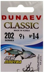 Крючок DUNAEV Classic 202 #14 10шт/уп