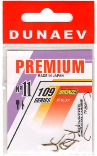 Крючок DUNAEV Premium 109 #11 Ø0.37мм 10шт/уп