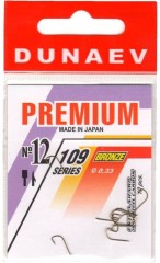 Крючок DUNAEV Premium 109 #12 Ø0.33мм 10шт/уп