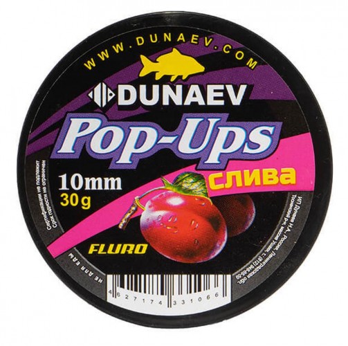 Бойлы DUNAEV POP-UP 10мм Слива