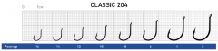 Крючок DUNAEV Classic 204 #4 6шт/уп