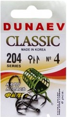 Крючок DUNAEV Classic 204 #4 6шт/уп