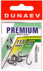 Крючок DUNAEV Premium 113 #8 Ø0.64мм 10шт/уп