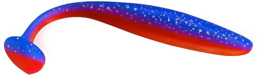 Виброхвост ZUB Izi 99мм цвет 021 фиолетово-красный 4шт/уп