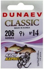 Крючок DUNAEV Classic 206 #14 10шт/уп