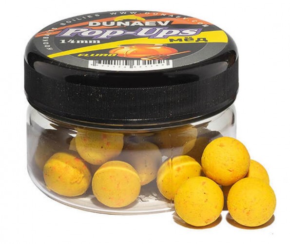 Бойлы DUNAEV POP-UP 14мм Мед
