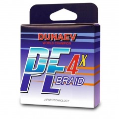 Плетёный шнур DUNAEV BRAID PE X4 150m 0.12мм 5.70кг