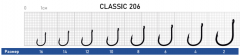 Крючок DUNAEV Classic 206 #2 10шт/уп