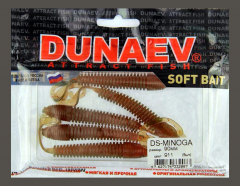 Приманка DS-MINOGA 90мм 5шт/уп, цвет (911) м.масло красное, блестки красные