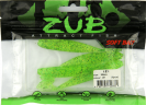 Виброхвост ZUB Izi 99мм цвет 351 шартрез с блестками 4шт/уп