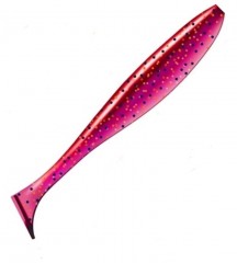 Виброхвост ZUB Izi 99мм цвет 130 маджента с блестками 4шт/уп