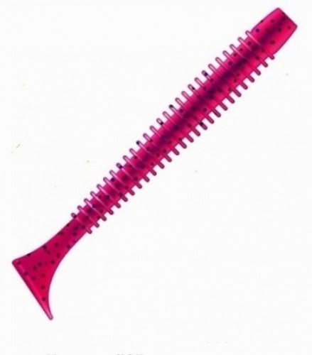 Виброхвост ZUB Swing 87мм цвет 130 маджента с блестками 5шт/уп