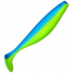 Виброхвост ZUB Provocator 123мм цвет 020 желто-синий 4шт/уп