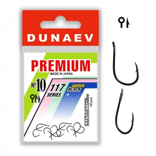 Крючок DUNAEV Premium 117 #10 Ø0.76мм 10шт/уп