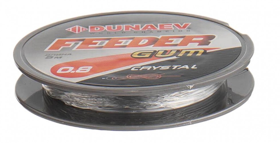 Feeder Gum Dunaev clear длина 5м диам 0.8мм