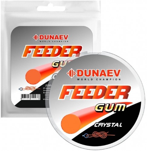 Feeder Gum Dunaev clear длина 5м диам 0.8мм