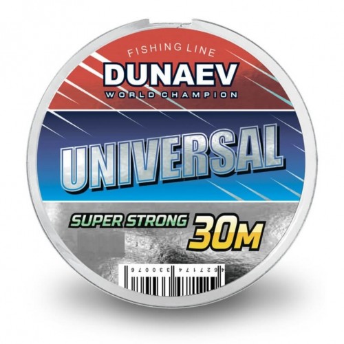 Леска монофил Dunaev Universal 30м 0.18мм 2.90кг