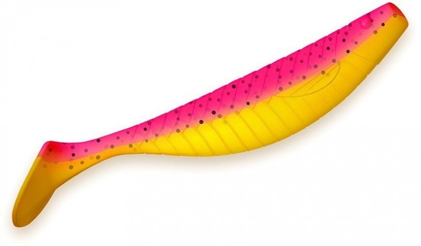 Виброхвост ZUB Provocator 123мм цвет 023 желто-розовый 4шт/уп