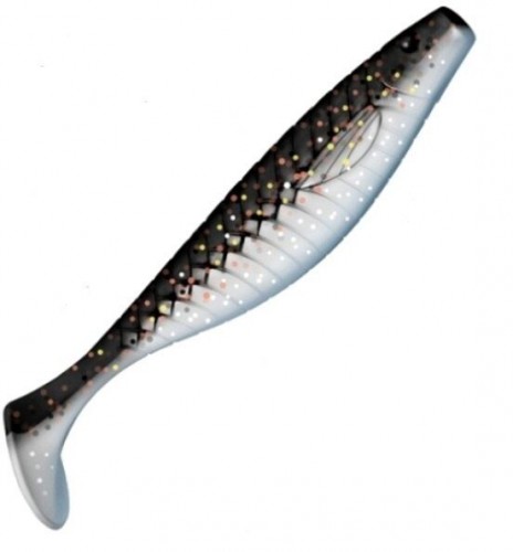 Виброхвост ZUB Provocator 123мм цвет 030 натурал-черный 4шт/уп