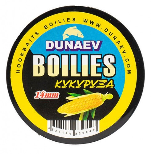 Бойлы DUNAEV Вареные 14мм Кукуруза