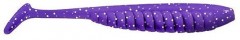 Виброхвост ZUB Bleak 75мм цвет 610 фиолетовый с блестками 6шт/уп