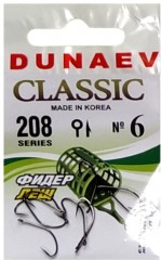 Крючок DUNAEV Classic 208 #6 10шт/уп