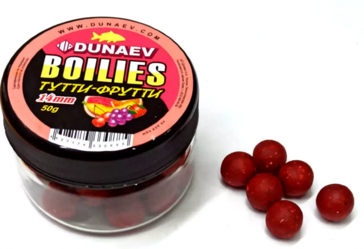 Бойлы DUNAEV Вареные 14мм Тутти-Фрутти