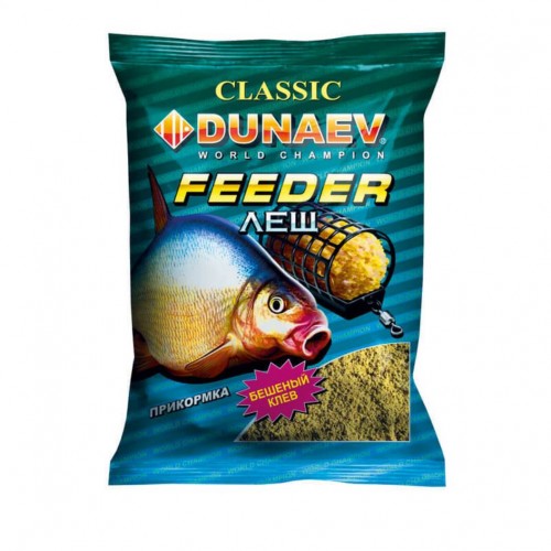 Прикормка DUNAEV Классика 0.9кг Фидер Лещ
