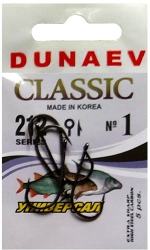 Крючок DUNAEV Classic 212 #1 5шт/уп