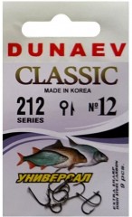 Крючок DUNAEV Classic 212 #12 9шт/уп