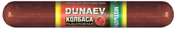 Прикормка DUNAEV Колбаса 0.75кг Мотыль