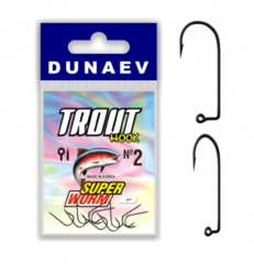 Крючок DUNAEV Trout Super Worm #2 7шт/уп